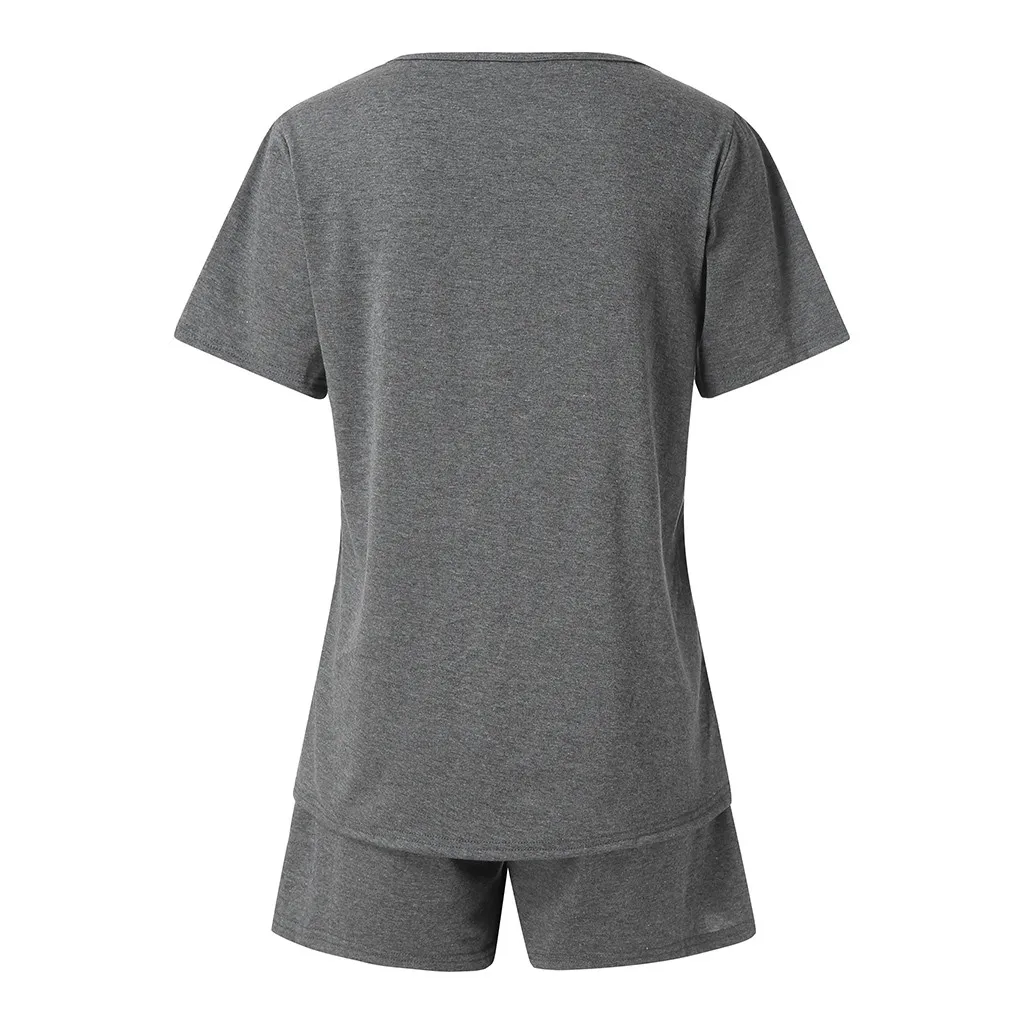 Пижама для беременных Комплект больниц с короткими рукавами грудного