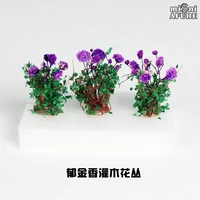 miniature shrubs needles flowers simulation vegetation for military model scenarios sand table construction diy building