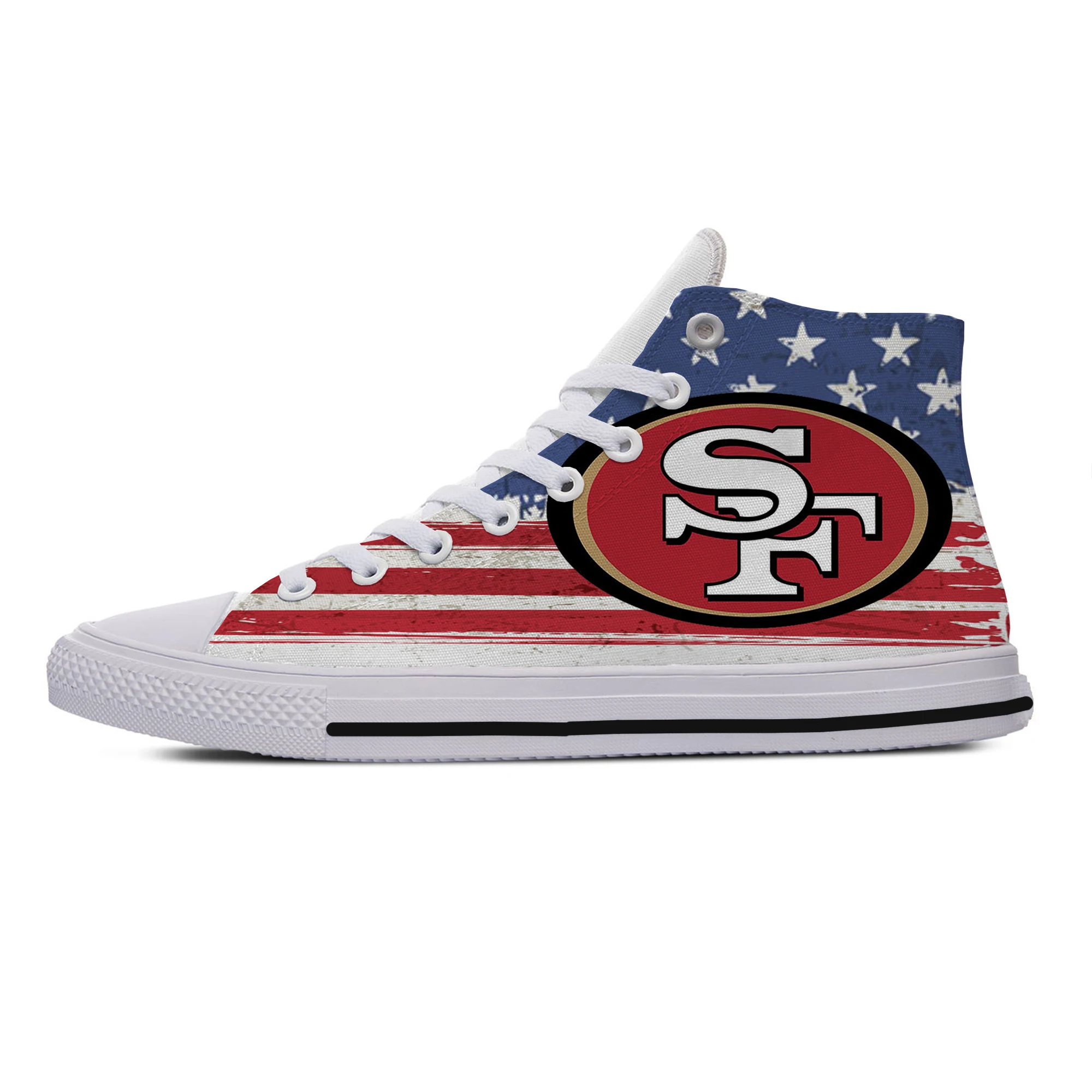 

Zapatillas De Deporte Pattern 49ers Imges For San Francisco Fans Running Shoes Lightweight And Stylish Sport Shoes
