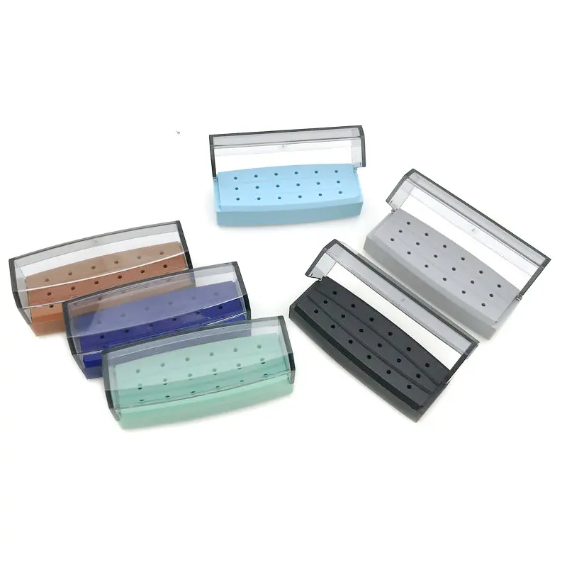 Ящик для стерилизации стоматологических фрез Dental Sterilizer Case Bur Box с 18 отверстиями для стоматологических фрез высокой скорости 1,6 мм Dentist Drill Autoclave on.