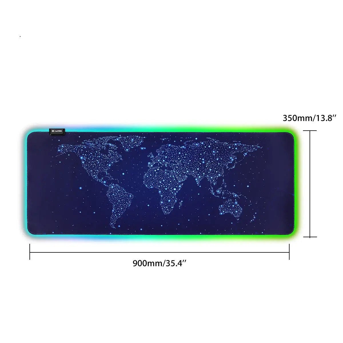 Blue 900X350X3mm Игровая мышка со светодиодной подсветкой RGB геймер большой коврик для мыши светодиодный USB клавиатура красочный настольный коврик для мыши Коврик для ПК ноутбука Настольный - Цвет: Blue 900X350X3mm
