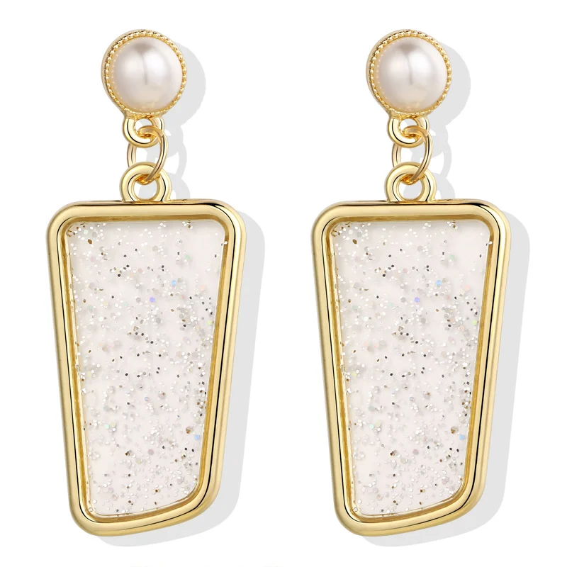 Модные крупные серьги 2020 большие геометрические круглые для женщин Подвесные