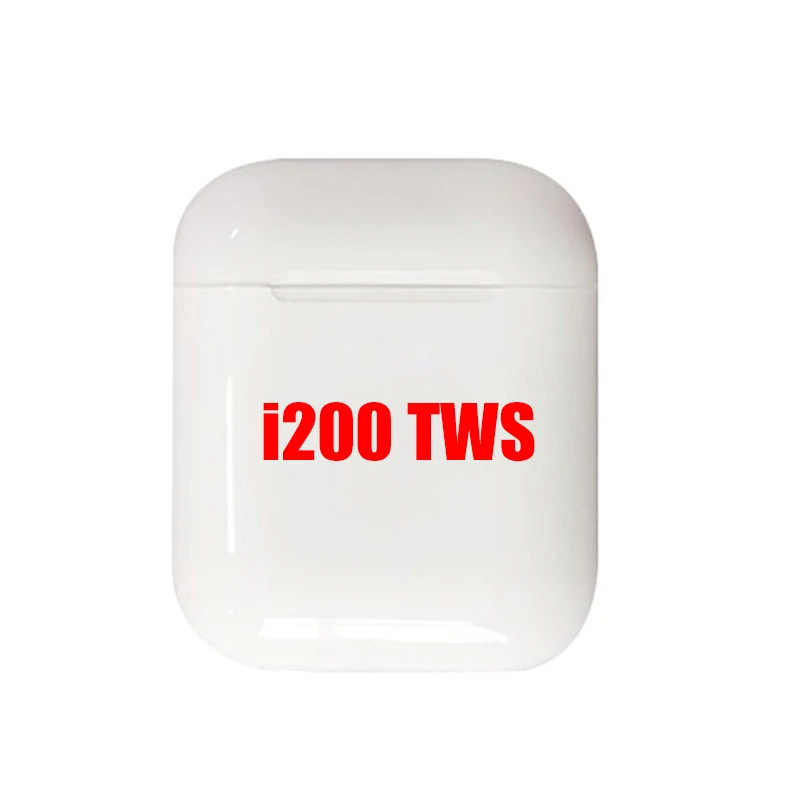 I200 tws Bluetooth 5,0 наушники гарнитура PK W1 H1 Сенсорная Функция наушники Беспроводная зарядка бас PK i12 i 60 i800 i100 i1000 TWS - Цвет: i200 TWS