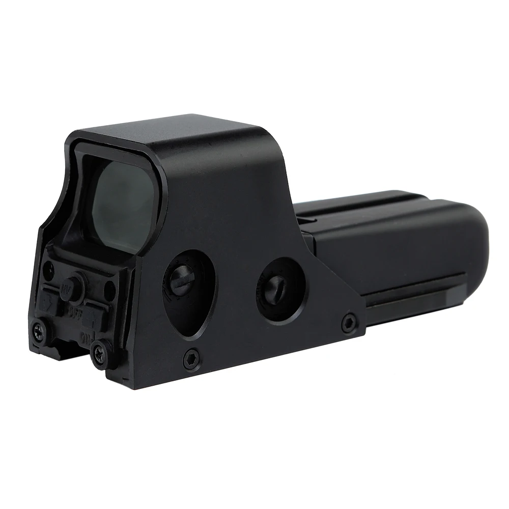 Алюминиевый Тактический красно-Зеленая Сетка Riflescope 1x голографический красный зеленый точечный прицел Brigthness Регулируемый 551 552 553 черный