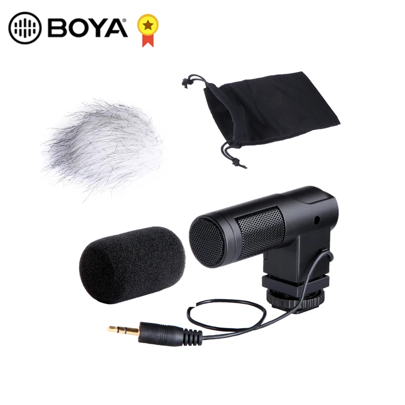 BOYA BY V01 стерео X/Y конденсаторный микрофон для Canon Nikon Sony DSLR видеокамеры камкордера