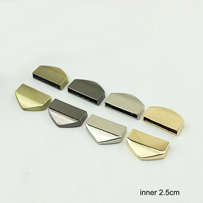 50pcs 12/18/25mm Metal Tail Clip Screws Stopper Buckles Zipper End Hook Bags Belt Decoration Buckle Edging DIY Accessory