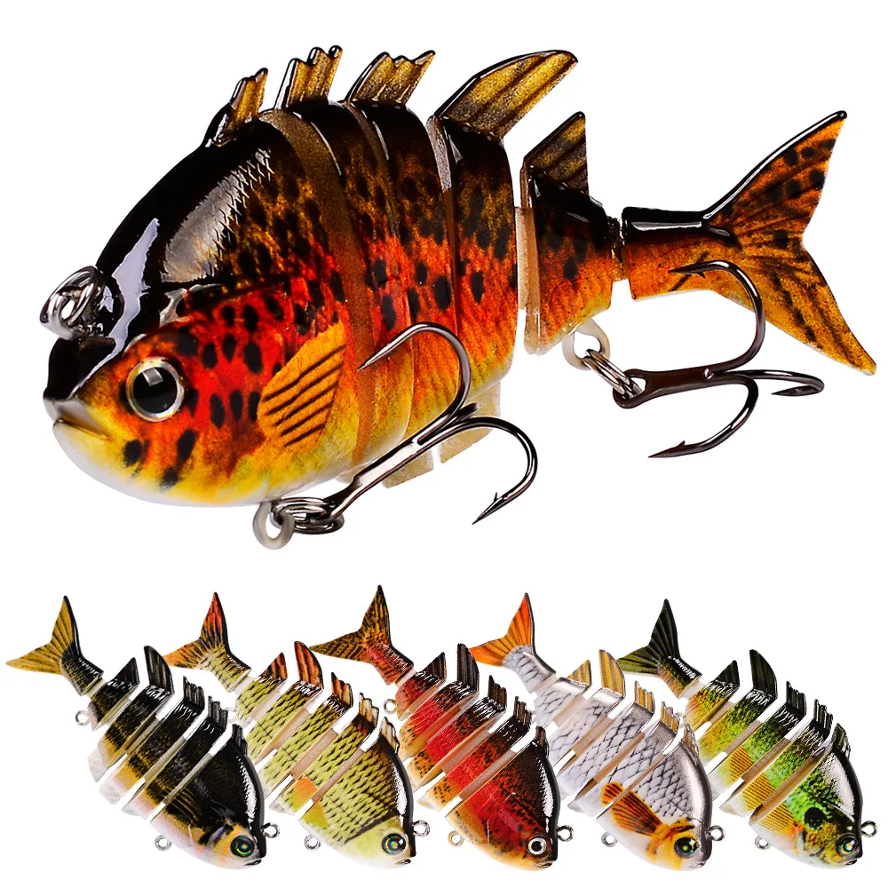 

Рыболовная Приманка 14 г/8 см, многосекционные воблеры, твердая приманка на щуку, искусственный гольян, кренкбейт для троллинга, окуня, карпа, ...