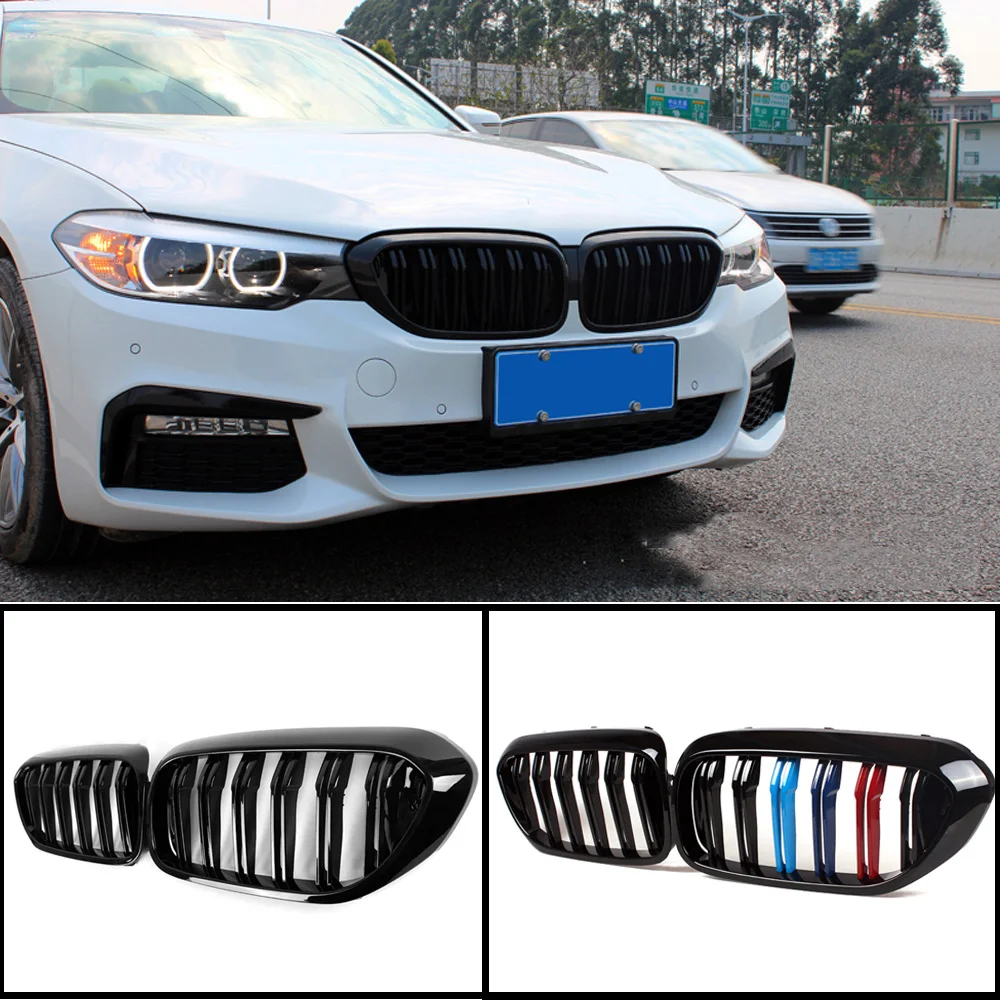Передний гриль для BMW 5 Series G30 G31 M Performance глянцевый черный 2017 дюйма|Гоночные