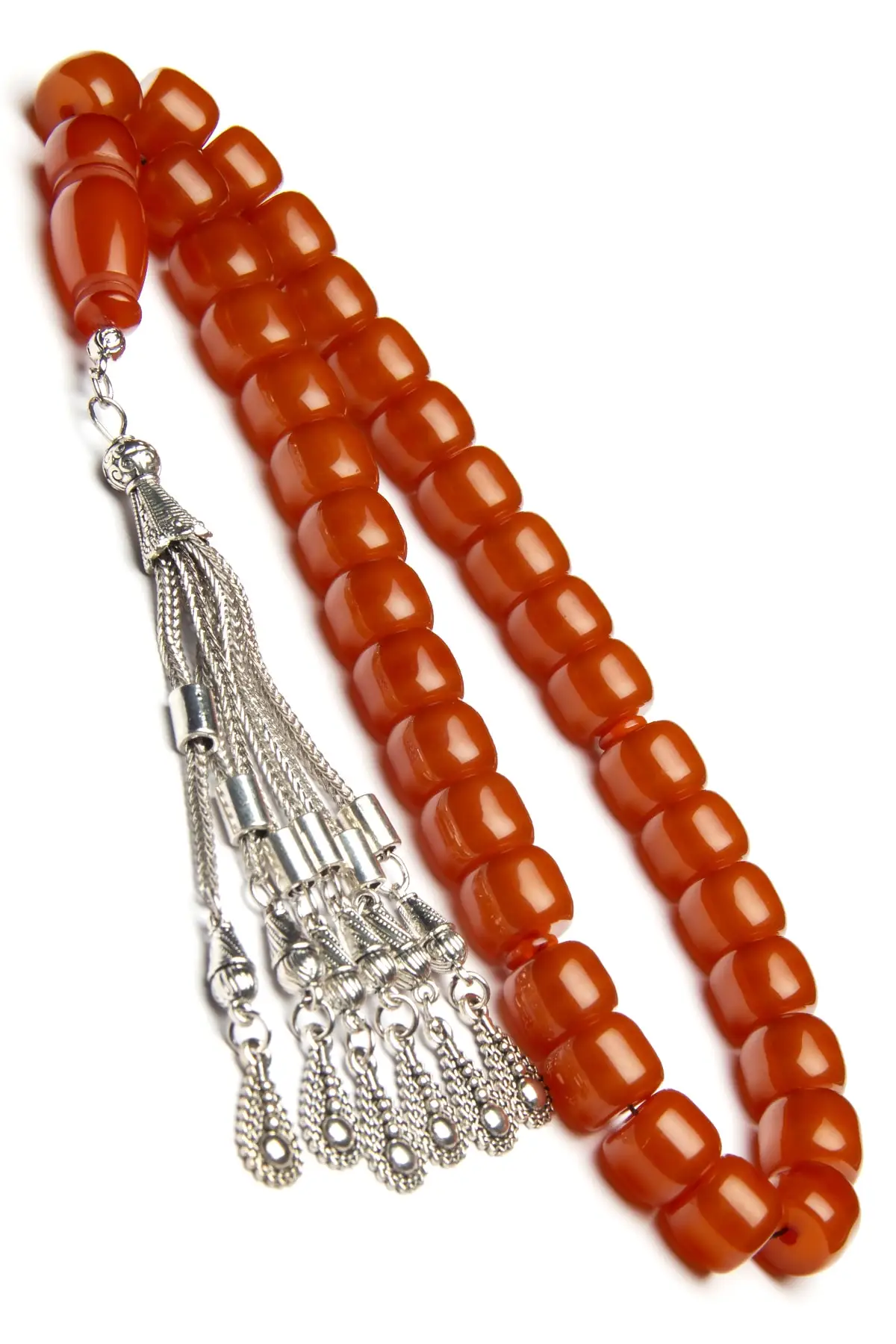 

OTTOTESBH Ottoman Tonlarnda Iran Baas Powder Amber Prayer Beads Turkish Islamic custom design rosary