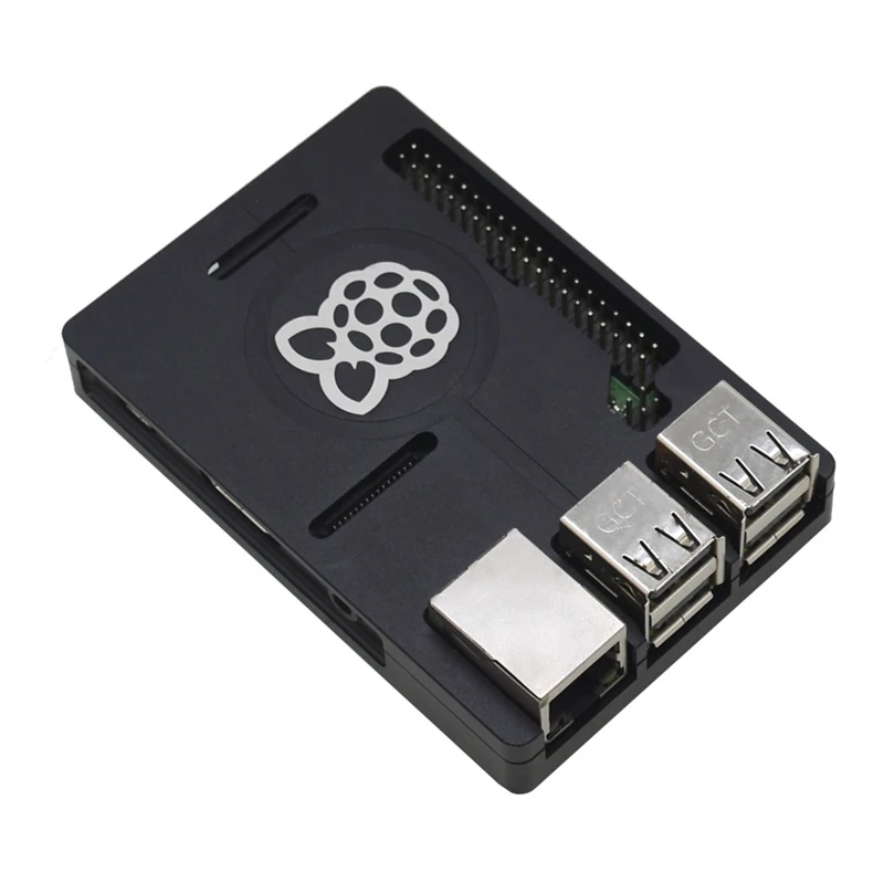 3 в 1 для Raspberry Pi 3 Model B+(плюс)+ ЧПУ Алюминий чехол+ 5V 3A Мощность адаптер Наборы штепсельная вилка европейского стандарта