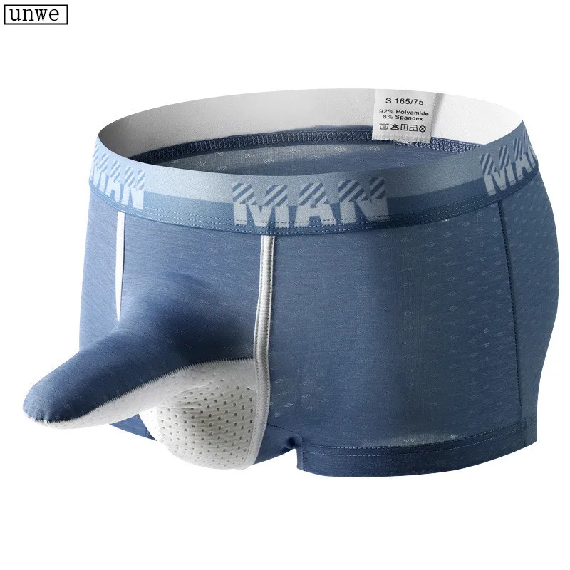 Трусы-боксеры мужские из вискозы сексуальное нижнее белье |