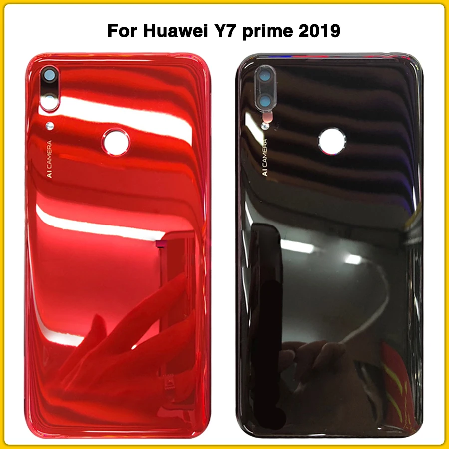 10 шт. новый задний Y7 2019 корпус чехол для Huawei Prime батарея задняя панель Задняя