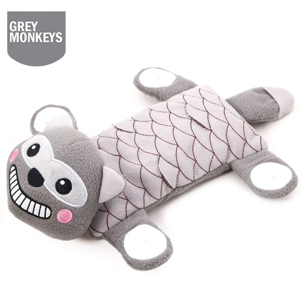 Собака игрушки пищащие плюшевые животные обезьяна Лев бык форма собака моляр