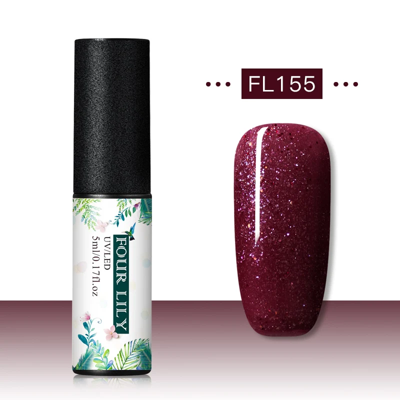 CS06926 Четыре лилии Гель-лак набор УФ Vernis Полупостоянный праймер верхнее покрытие 5 мл цветной гель для ногтей лак Nagellak Soak Off лак - Цвет: CS06926