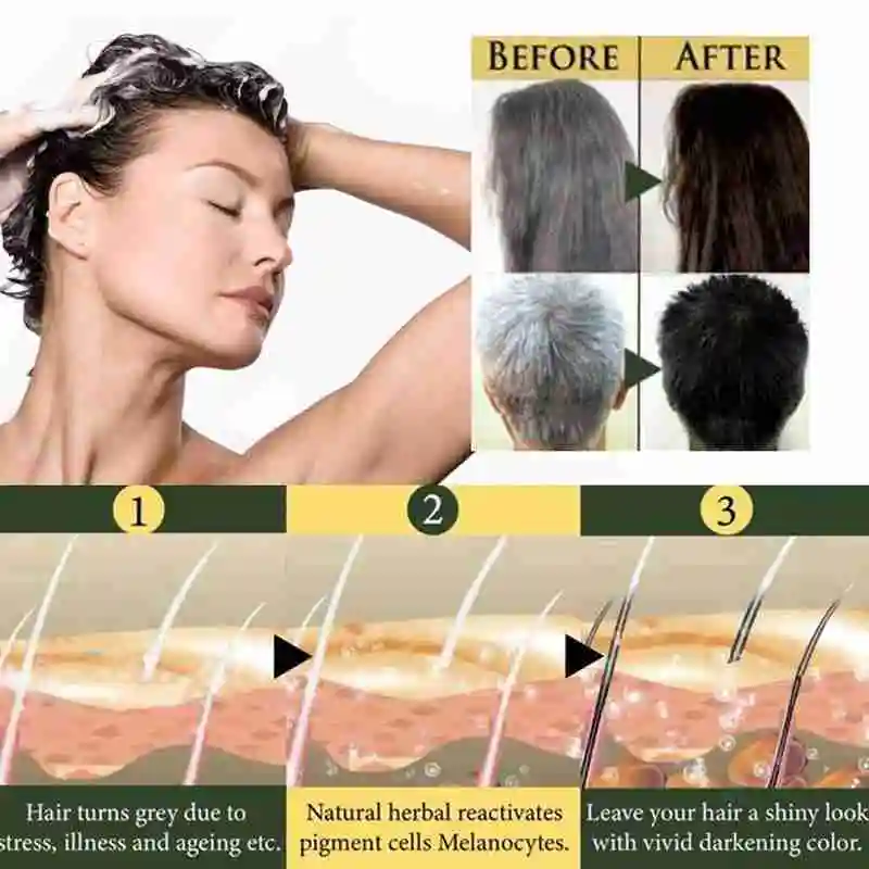 

200ml Natural Hair Color Shampoo Care Ginger Hair Growth Ginger Shampoo Treatment Loss Hair Bar Hair P3Z5