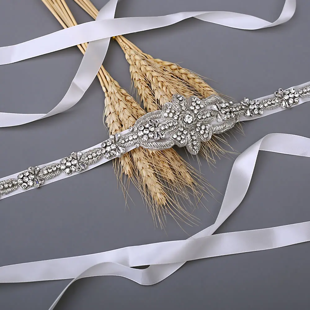 

S374 New Women Wedding Bridal Belt Pearl Belt Thin Beaded Bridal Belts Girl Belt Banquet Clothing Belt Gift for Party Dress Up