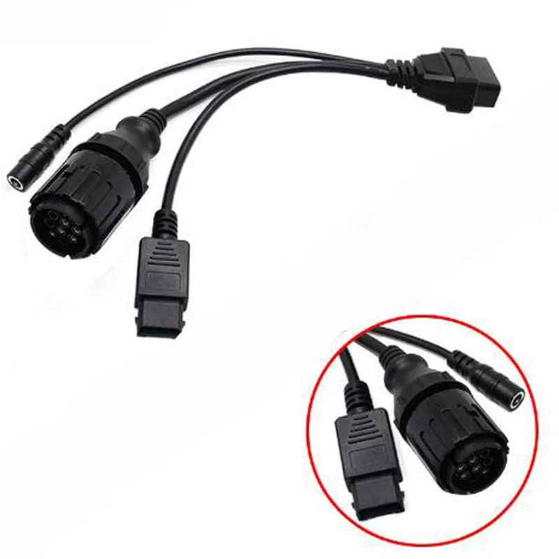Новый ICOM D Кабель A2 кабель для BM мотоциклов Диагностика 10 булавки to OBD 16 Pin адаптер +