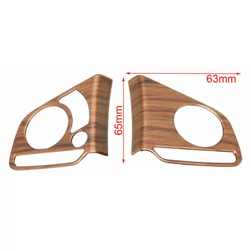 Персиковая деревянная зернистая накладка на рулевое колесо для 2017 2020 Honda CRV CR