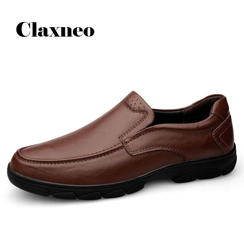 Туфли мужские классические из натуральной кожи обувь для свадьбы офисные лоферы