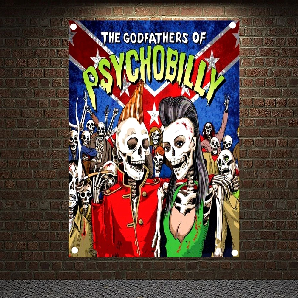 Рок н рулонные наклейки группа Плакаты баннера и флага музыкальное обучение фон