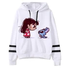 Милые толстовки с капюшоном в стиле диснеевских принцесс, Женский винтажный свитшот с милым мультяшным принтом принцессы, уличная одежда в стиле 90-х, Женская толстовка унисекс