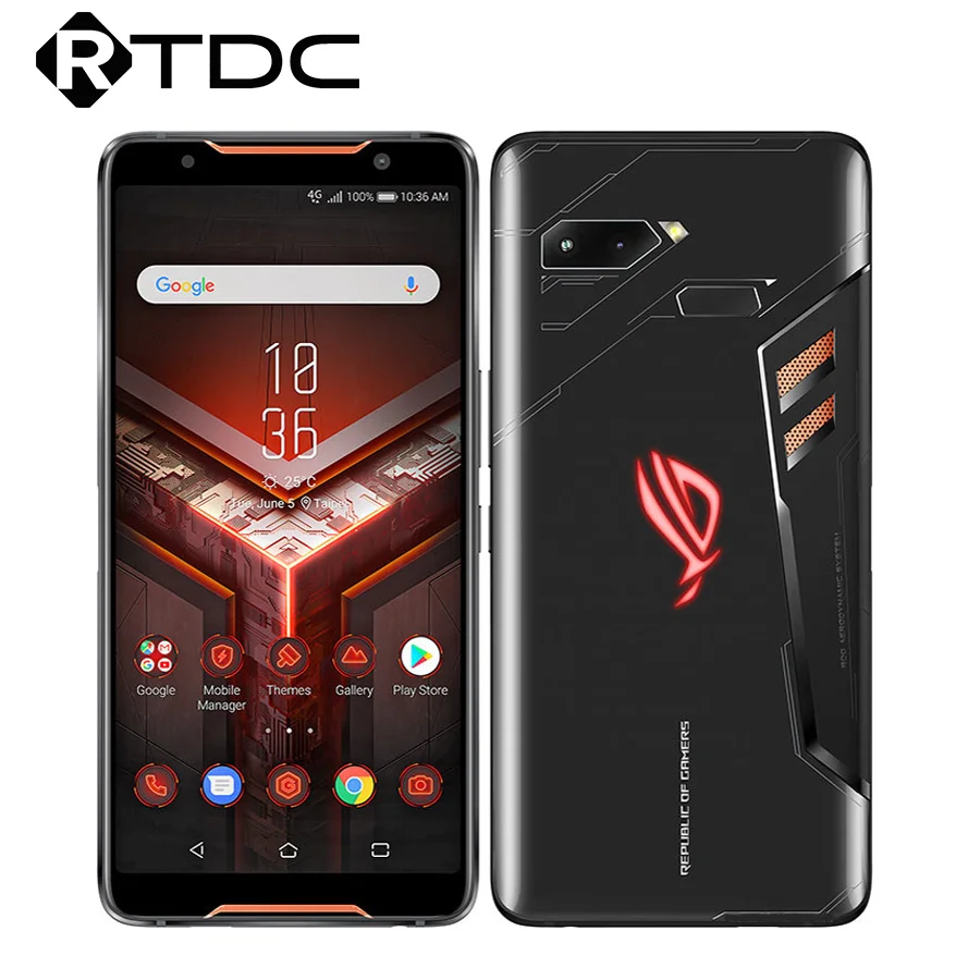 ASUS ROG ZS600KL смартфон с 6 дюймовым дисплеем восьмиядерным процессором Snapdragon 845 ОЗУ 8