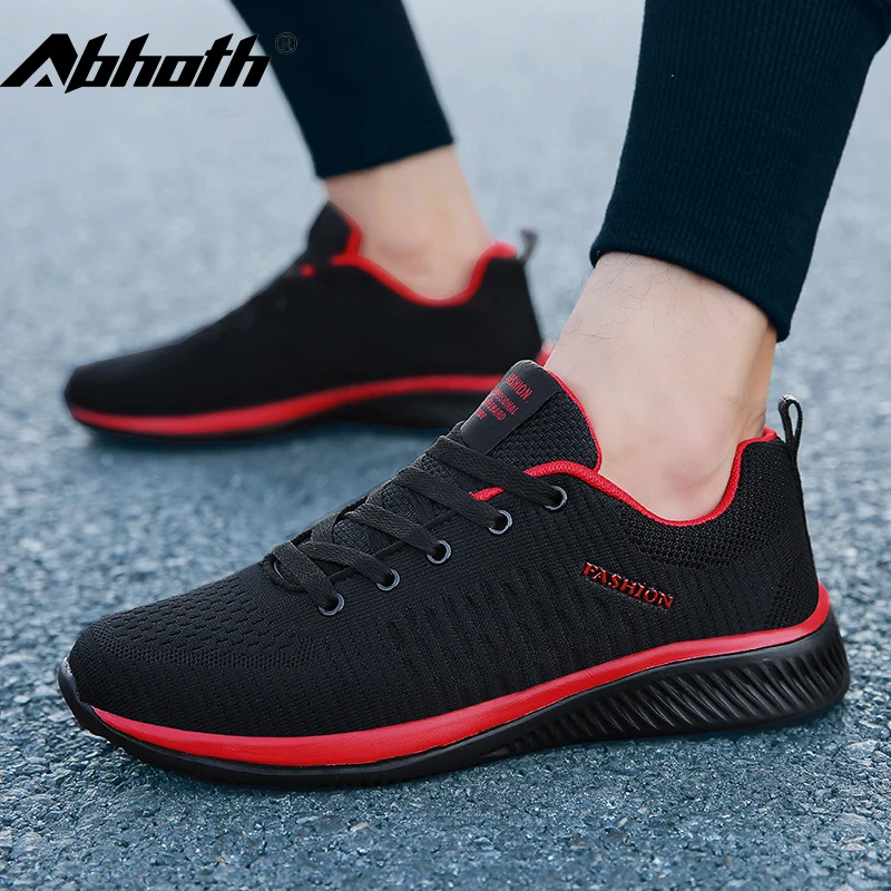 

Abhoth Men's Light Sneakers Breathable Flying Woven Track Field Training Couple Shoes Non-slip Casual Shoes Chaussure Homme