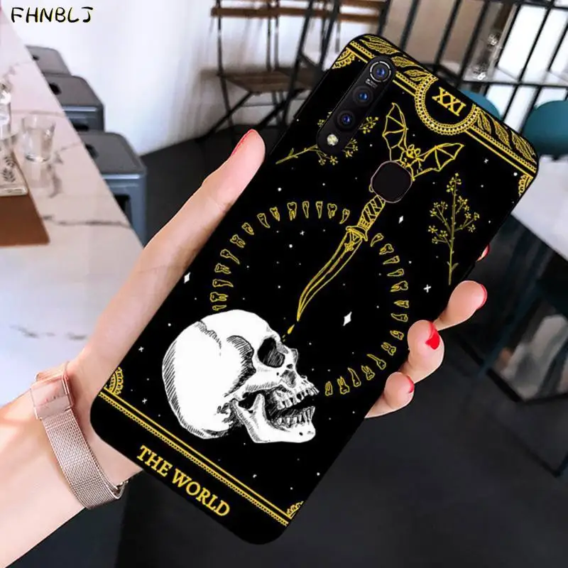 FHNBLJ Le Tarot Egyptien de Dusserre Art Black TPU Soft Phone Case Cover for huawei 7S 7 PRO 9 6 Y5 PRIME 2018 Y7 5 2019 | Мобильные