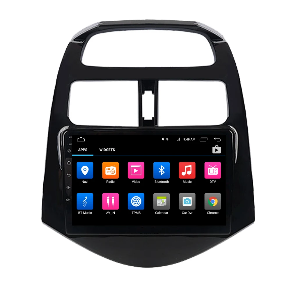 RoverOne Android 10 Автомобильная Мультимедийная система для Chevrolet Spark 2010 - 2014 Beat Octa Core 4G + 64G