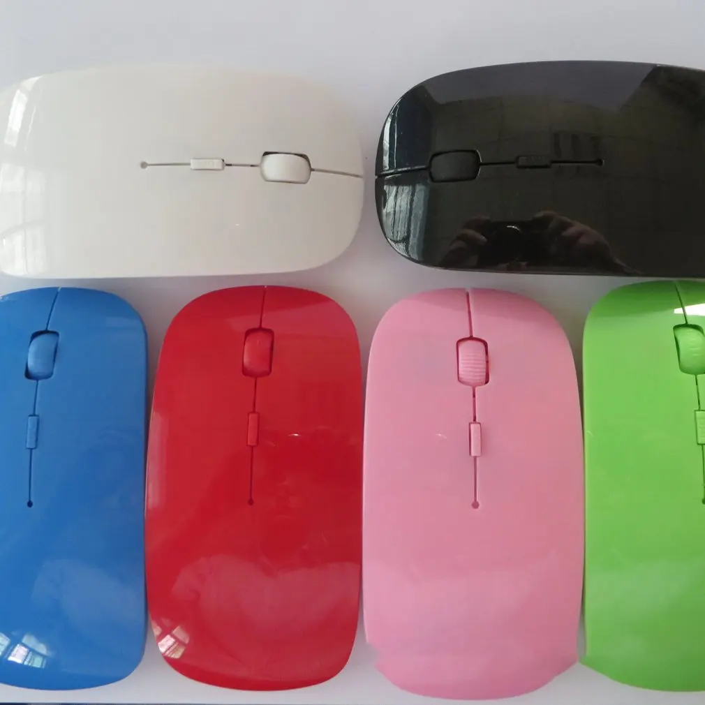 

2.4GHz Wireless Gaming Mouse LED USB Optical mouse gamer white Computer Mouse Mice For Desktop Gamer laptop DropShipping