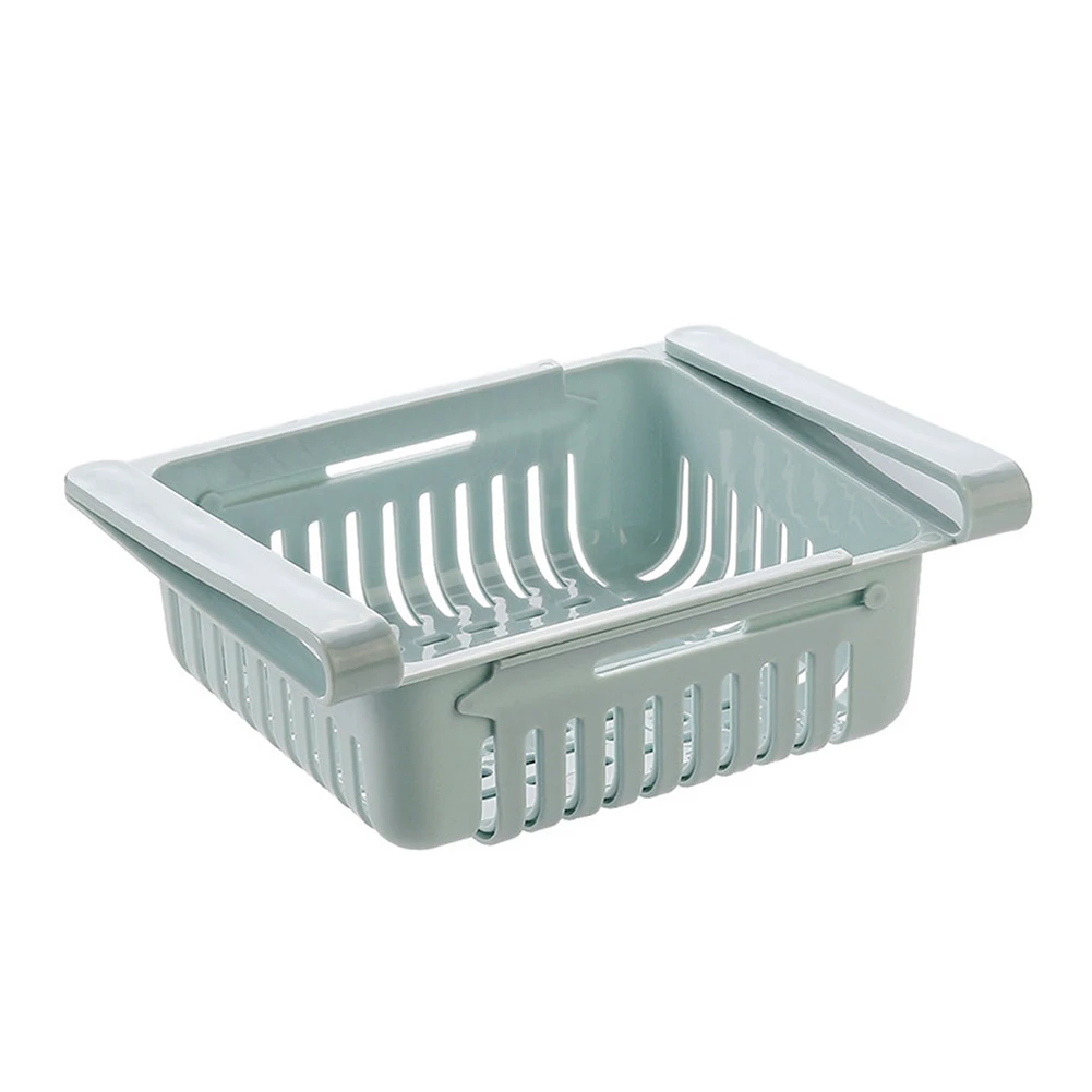 Выдвижной кухонный органайзер для холодильника морозильной камеры скользящий