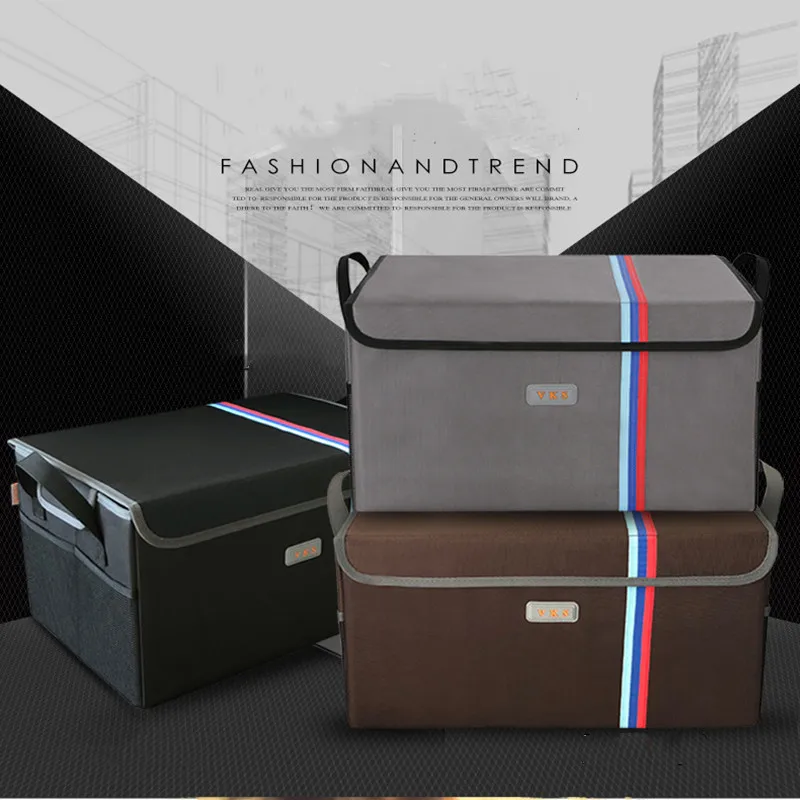 

Foldable Car Trunk Organizer Collapsible Cargo Storage Box Pocket Bag Auto Stowing Tidying Interior Accessories Auto SUV Box