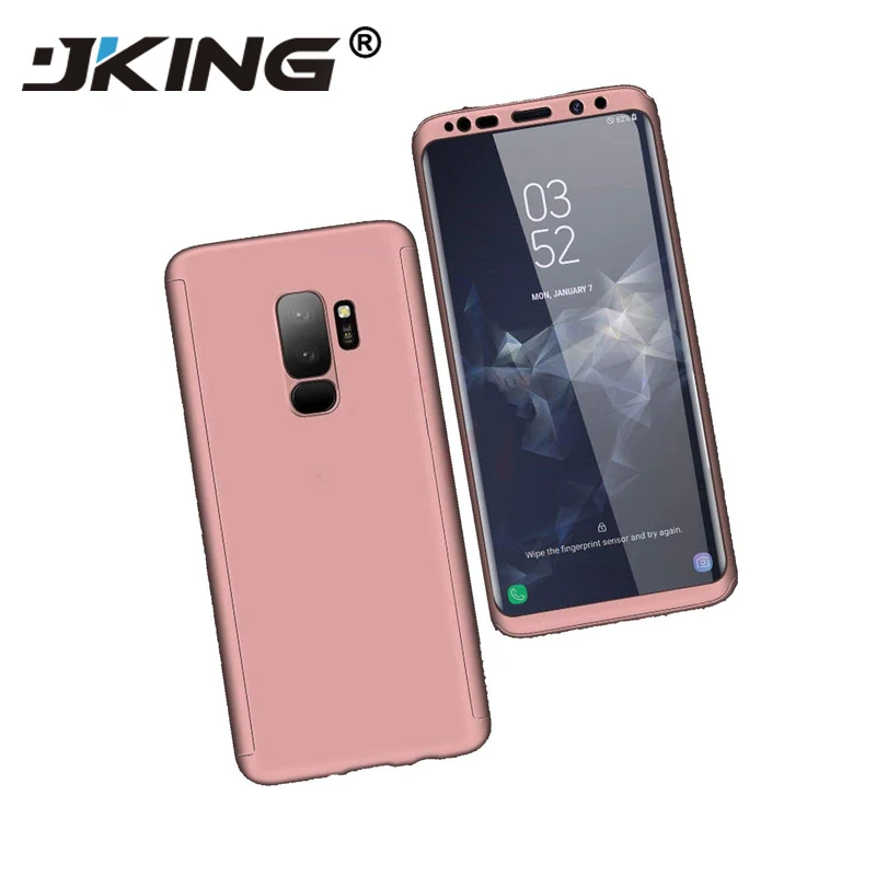 JKING Роскошный 360 Полный чехол для телефона samsung Galaxy S10 S9 S8 Plus S7 Edge Note 9 8