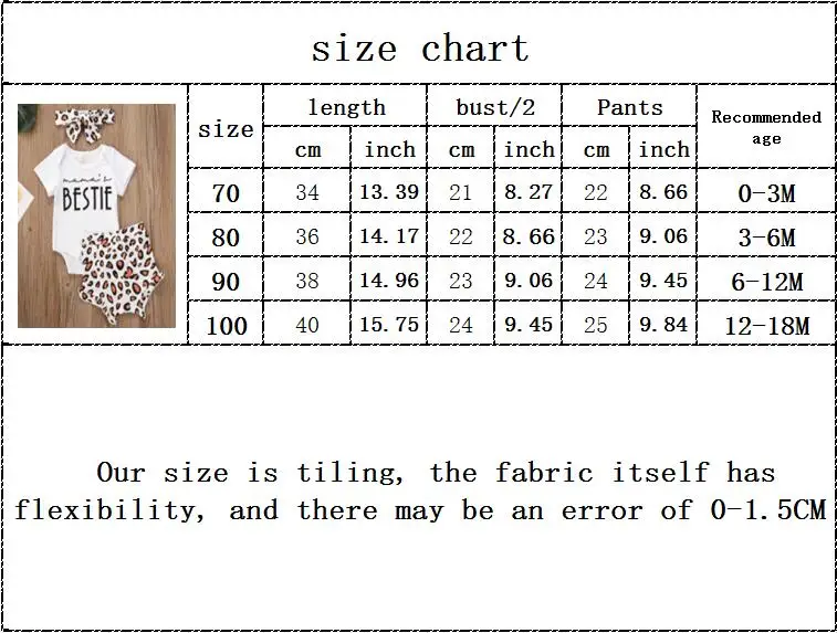 

baby girls tops bodysuits Letter print bottoms Leopard Striped headbands infant clothes toddler kids clothing sets 0-18m