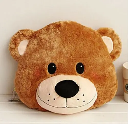 Супер голова милого медвежонка с принтом &quotБольшая Желтая Утка подушка