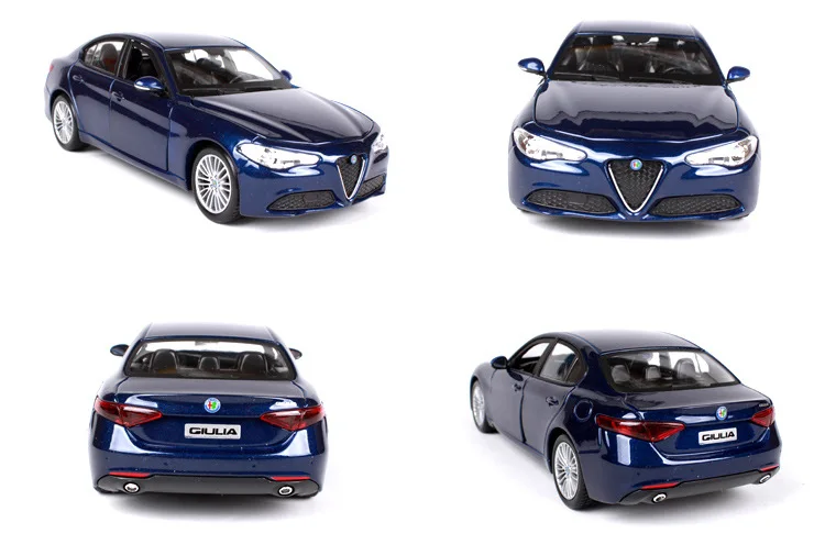 1:24 Alfa Romeo Giulio литые модели автомобилей brinquedos детские игрушки подарок для детей
