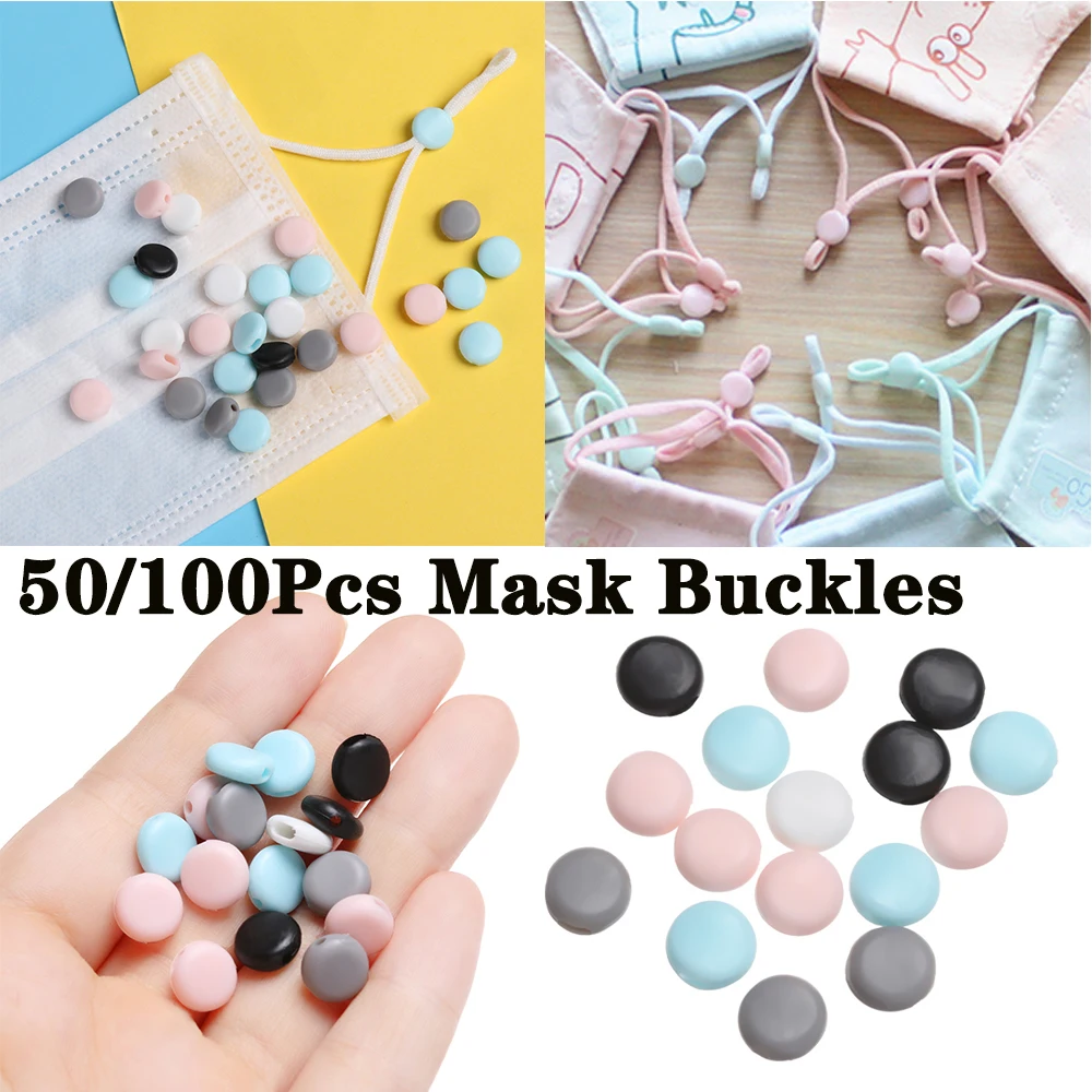 Регулируемые бусины сделай сам противоскользящая Пряжка для маски эластичная
