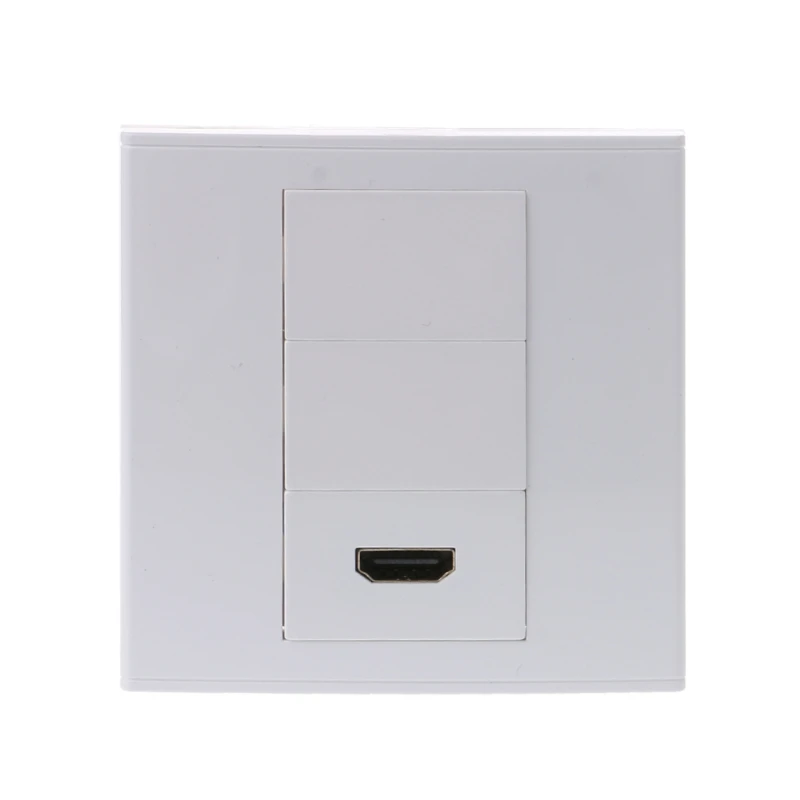 

Wall Plate with Angle Side Female to Female Connector Support 3D and 4K