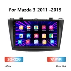 Автомагнитола 2DIN, 2 + 32 ГБ, Android 10,1, DVD, MP5 плеер для Mazda 3 2011-2015, GPS-навигация, WIFI мультимедийный проигрыватель
