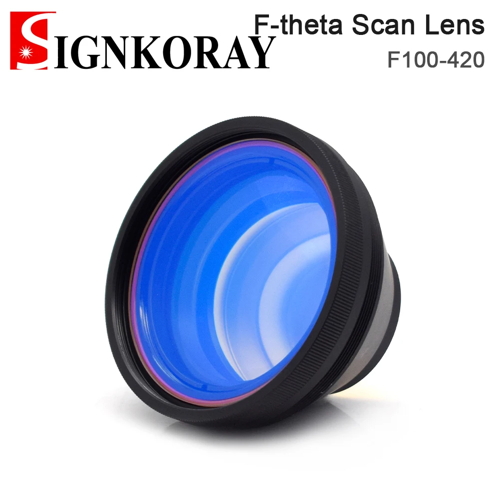 

SignKoray F-theta объектив для сканирования поля 1064 нм 70x70-300x300 мм фотосток 1064 нм YAG детали для лазерной маркировки оптического волокна