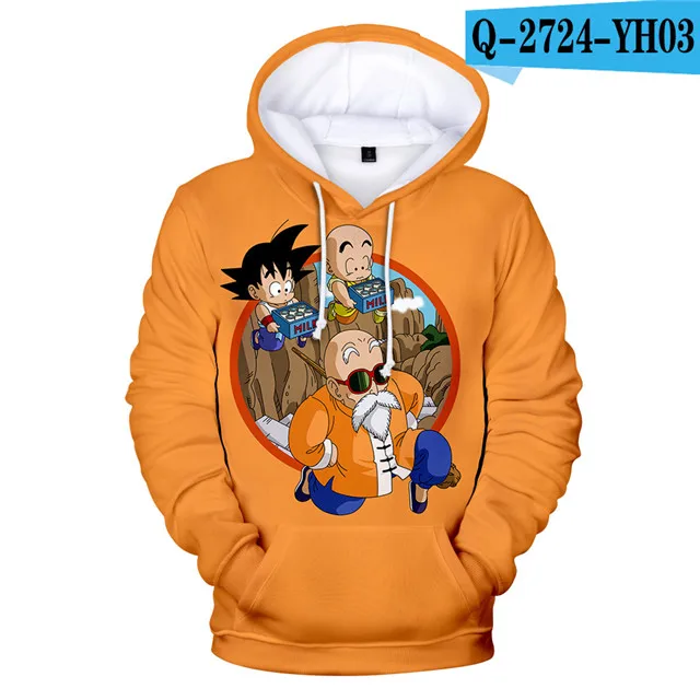 01 3D Аниме Толстовка Dragon Ball Z с карманом, толстовки с капюшоном, Poleron Hombre, уличная одежда, Sudadera Dragon Ball, толстовка с капюшоном, мужская куртка - Цвет: 01
