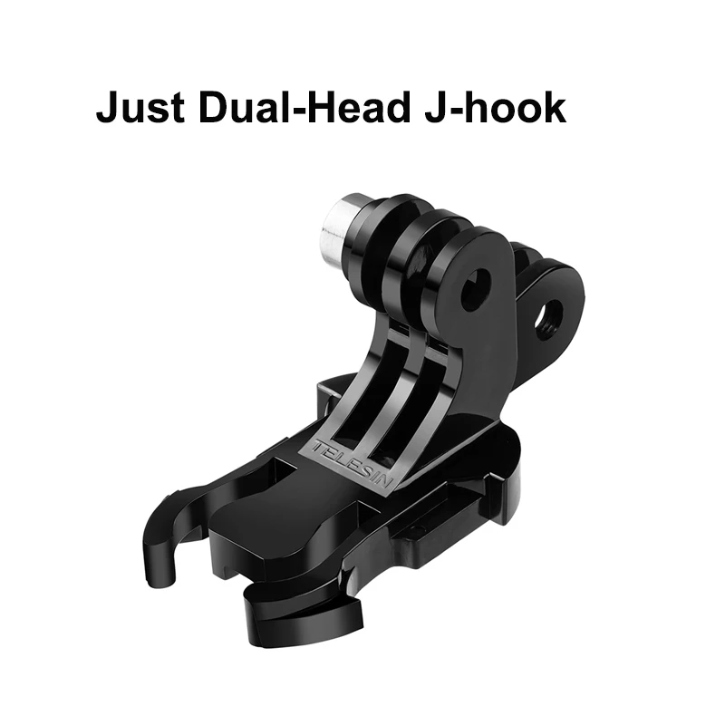 Dual-head buckle Вертикальная Горизонтальная Рамка чехол для DJI Osmo Action с холодной башмаком 2 головы БЫСТРОРАЗЪЕМНАЯ Пряжка Кронштейн Защитный корпус крепление - Цвет: Dual-head buckle