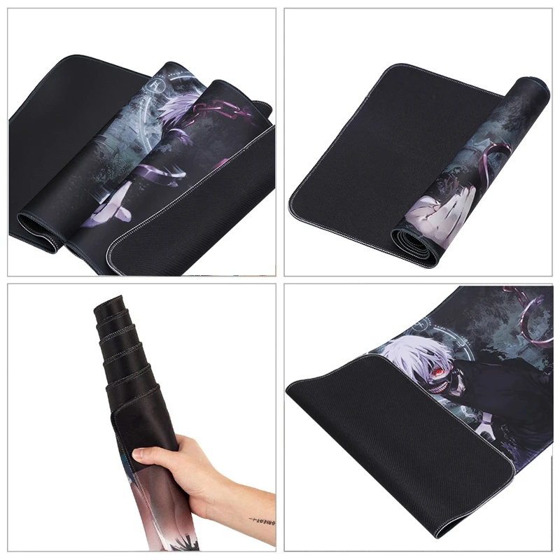 

SOVAWIN 80X30 Gaming Mousepad XL For HunterxHunter Computer Mousepad Locking Edge Rubber Keyborad Desk Mat Anti-slip For Laptop