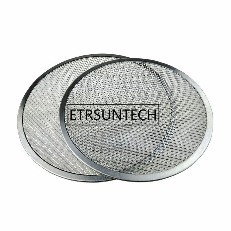 12pcs 6/7/8/9/10inch Aluminium Baking Pizza Flat Mesh Network Tray Thickening Dishes Kitchen Tool | Дом и сад