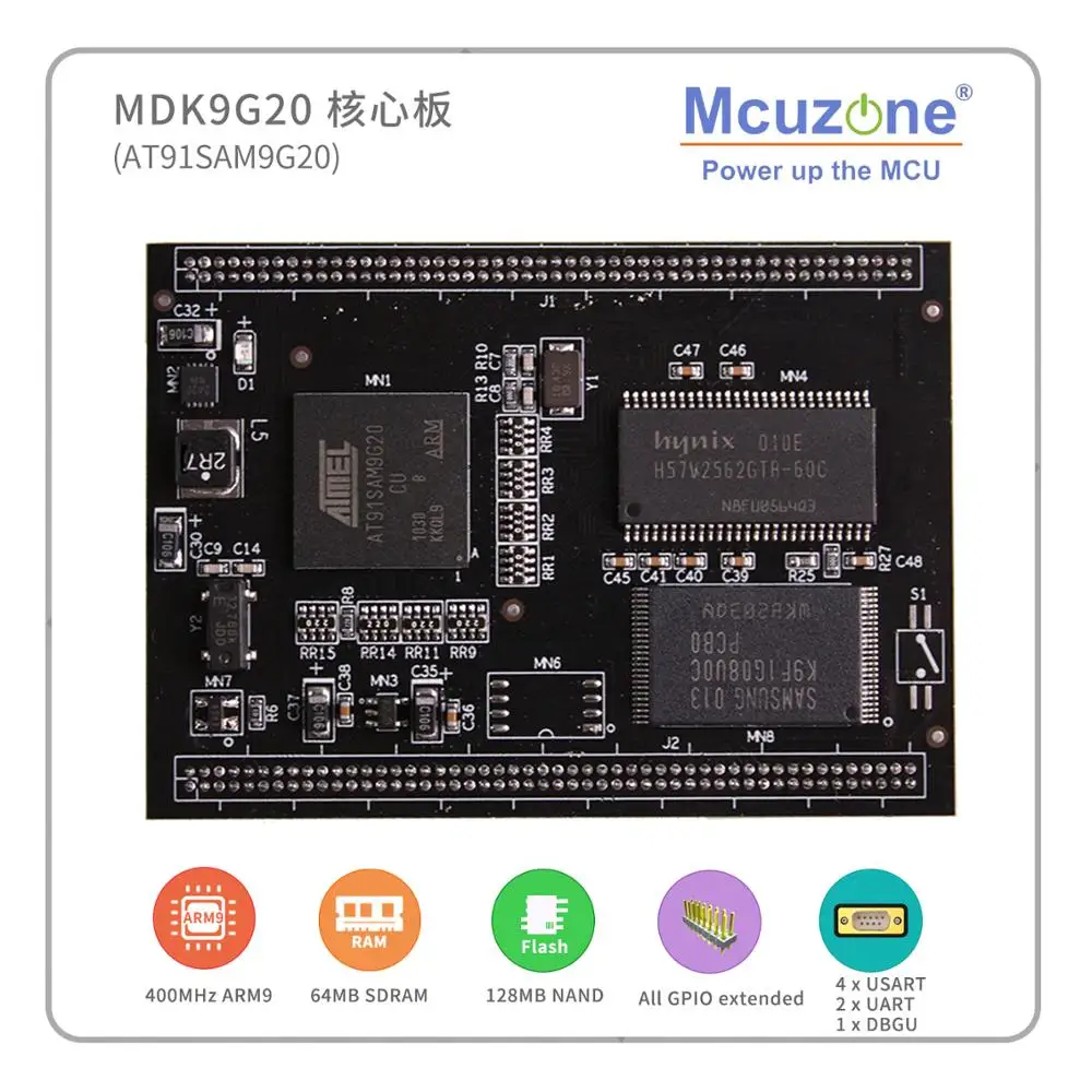MDK9G20 AT91SAM9G20 ARM9 основная плата 400 МГц 9G20 SAM9G20 91SAM9G20 ATMEL онлайн аудио плеер прототип