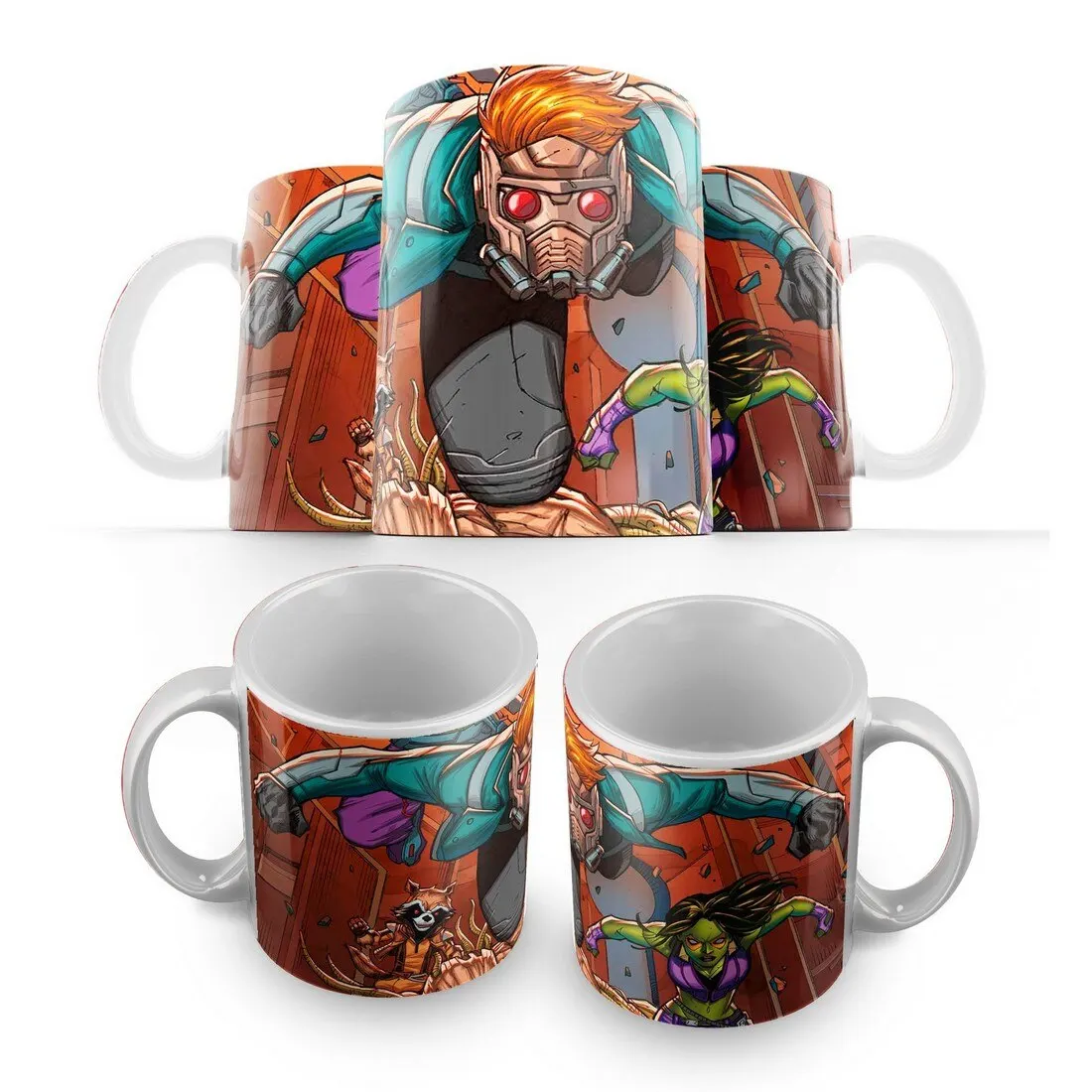 Кружка: Стражи Галактики comics(комикс марвел ди си marvel dc человека паук железный