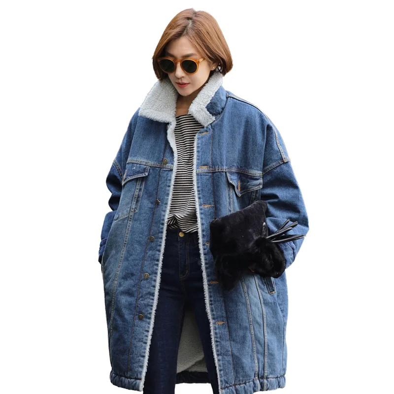 Женское хлопковое пальто большого размера для беременных утолщенное однотонное