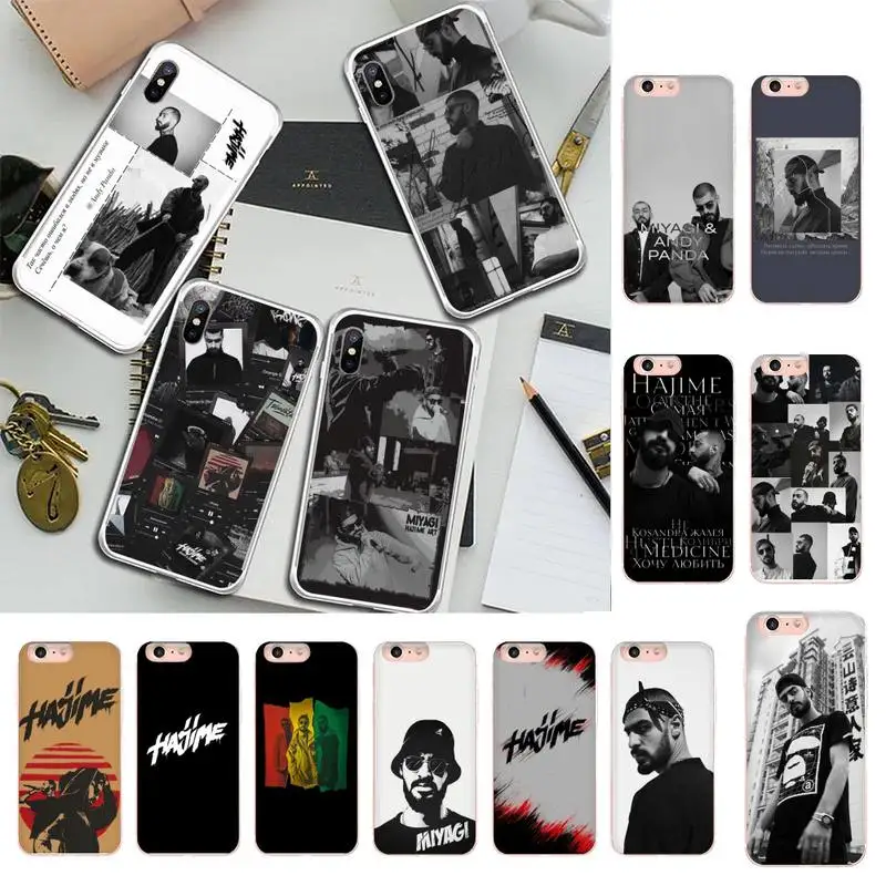 

YNDFCNB Hajime MiyaGi Andy Panda Phone Case for iPhone 11 12 13 mini pro XS MAX 8 7 6 6S Plus X 5S SE 2020 XR case