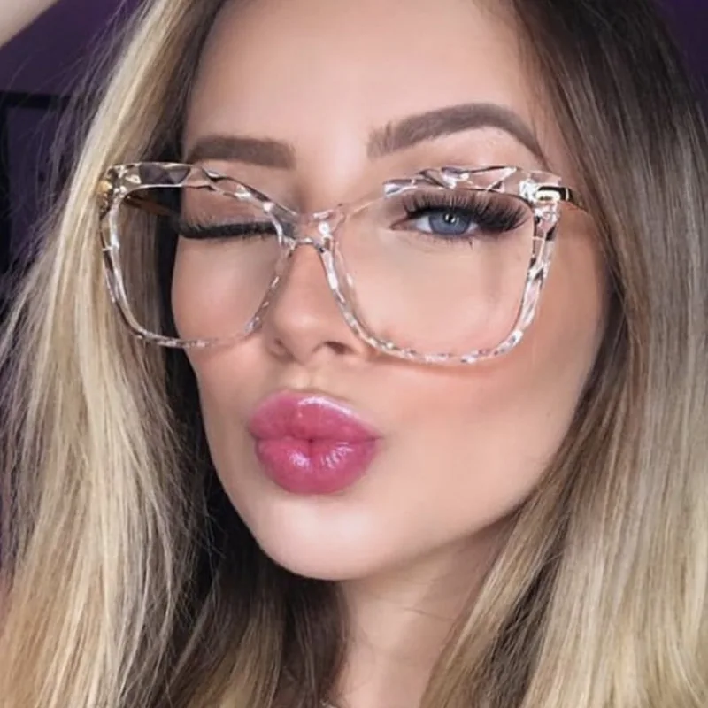 Очки кошачий глаз модные очки неправильной формы с оправой из Tr90 оптические