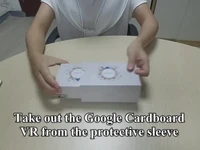 vr box 3d vr glasses customize google cardboard virtual reality with lens